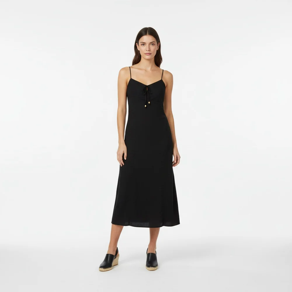 esprit linen dress Vintage Esprit 100% linen dress - brown - size small/medium (4-6) - clothing & accessories - by owner
